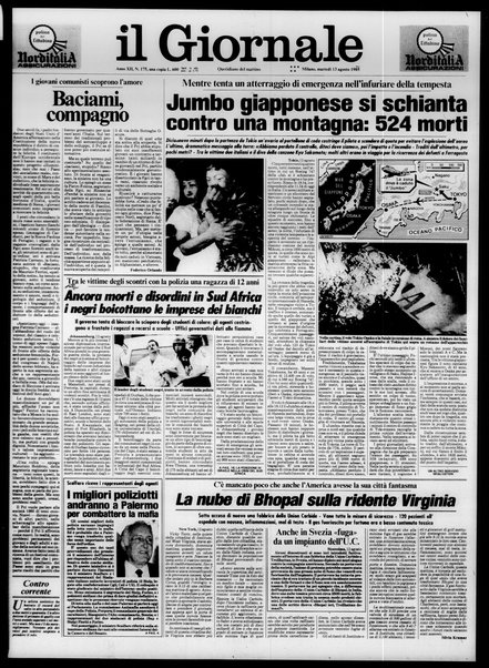 Il giornale : quotidiano del mattino